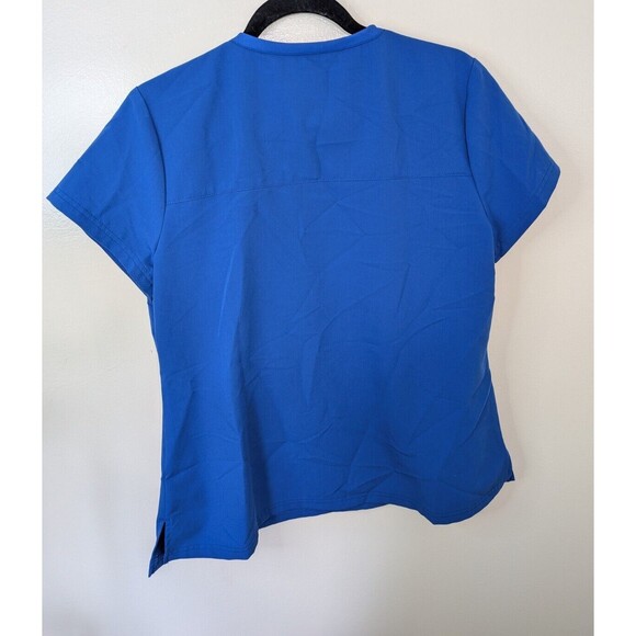 Jaanuu Scrub Top J96241 Color RYLW Medical Uniform 1 Pocket Size Large - Picture 2 of 8